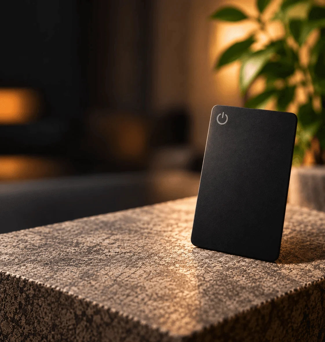 Carte McFlp noire sur une table